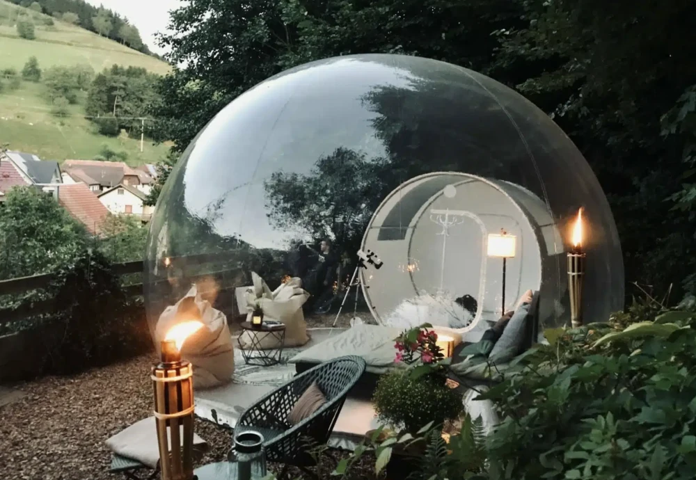 buying an inflatable bubble tent