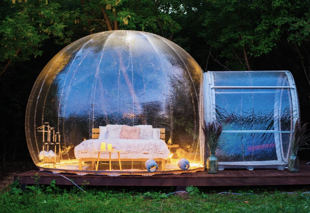 giant clear bubble tent