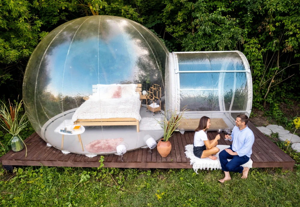 inflatable bubble bed tent