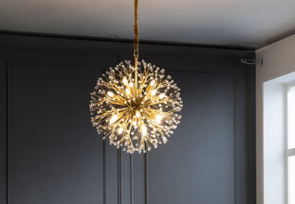 circle chandelier crystal