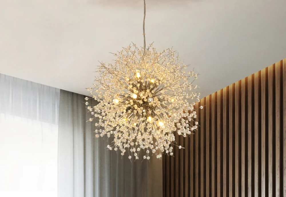 circle chandelier crystal